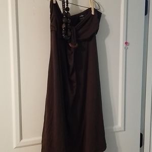 Small short brown dress
